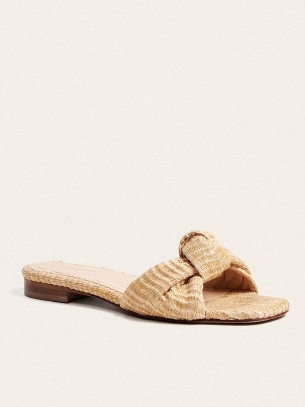 Tuckernuck Shoes Velvet Nina Flats in Hazel New with box Womens Sandals Slides